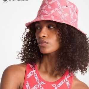 <Michael Kors> Empire Logo Jacquard Bucket Hat